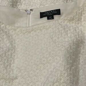 White Tagari sleeveless dress